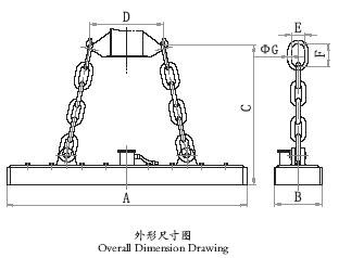 吊鋼板起重電磁鐵